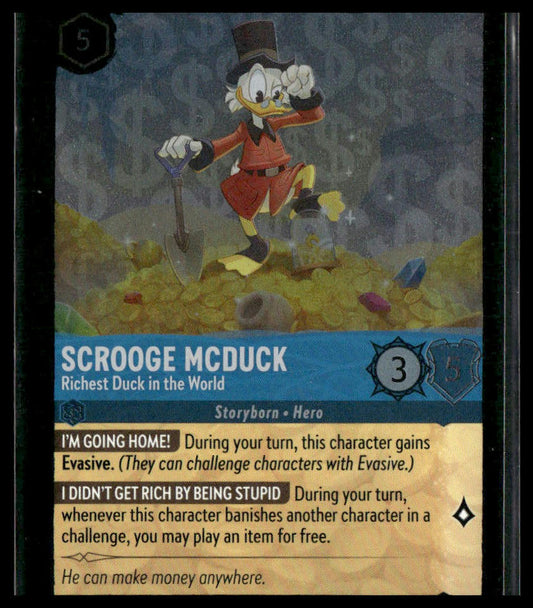 Scrooge McDuck #154/204 Foil Into the Inklands NM