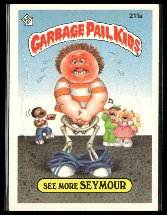 See More Seymour #211a Topps 1986 Topps Garbage Pail Kids Series 6