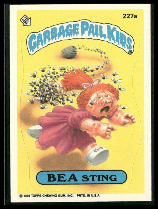 Bea Sting #227a 1986 Topps Garbage Pail Kids Series 6