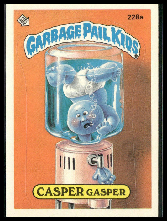 Casper Gasper #228a 1986 Topps Garbage Pail Kids Series 6