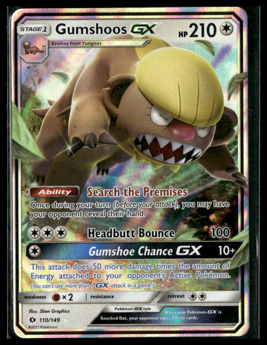 Gumshoos GX #110/149 SM Base Set VLP