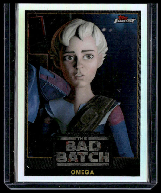 Omega #BB-6 2022 Topps Finest Star Wars The Bad Batch
