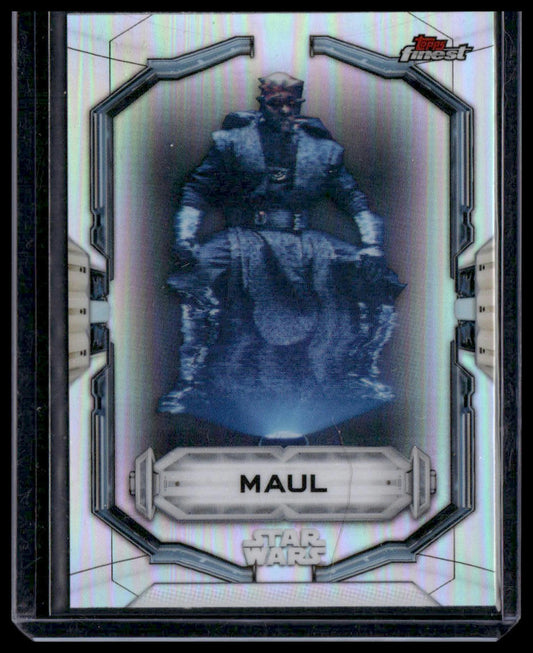 Maul #29 2022 Topps Finest Star Wars Extended Short Print