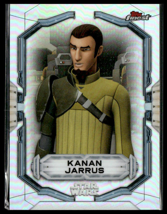 Kanan Jarrus #55 2022 Topps Finest Star Wars Refractor