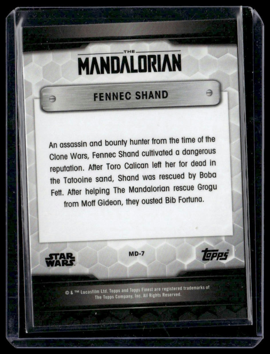 Fennec Shand #MD-7 2022 Topps Finest Star Wars The Mandalorian