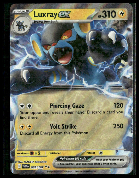 Luxray ex #068/167 Twilight Masquerade NM