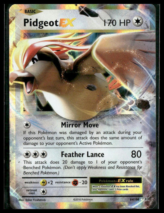 Pidgeot EX #64/108 XY - Evolutions NM