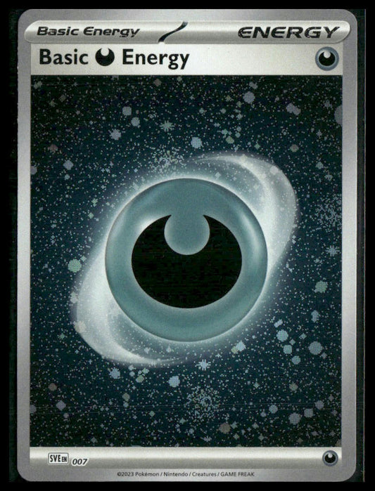 Basic Darkness Energy (Cosmos Holo) #007 Scarlet & Violet Base Set NM