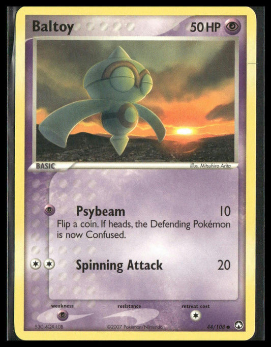Baltoy #44/108 Power Keepers Pokemon VLP