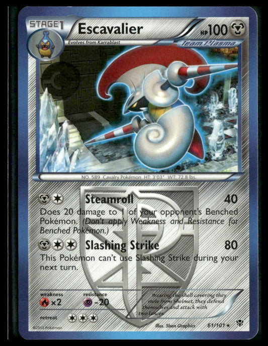Escavalier (Team Plasma) #61/101 Plasma Blast LP