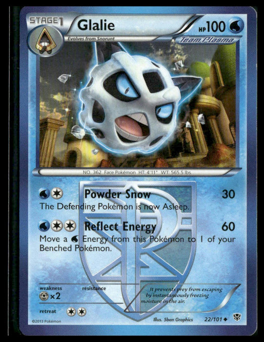 Glalie (Team Plasma) #22/101 Plasma Blast LP