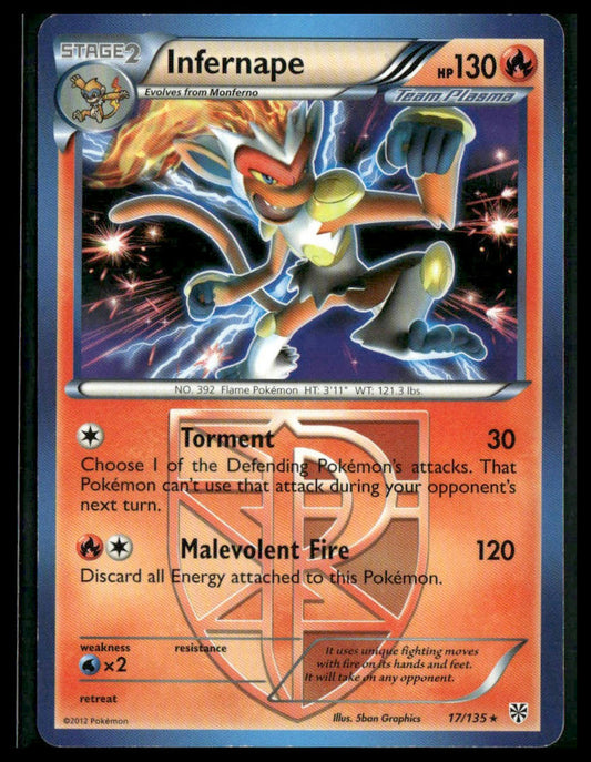 Infernape (Team Plasma) #17/135 Plasma Storm LP