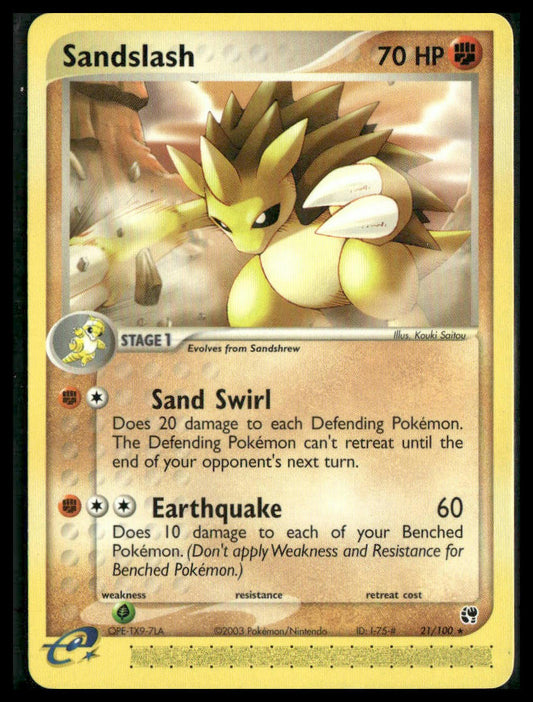 Sandslash #21/100 Sandstorm VLP