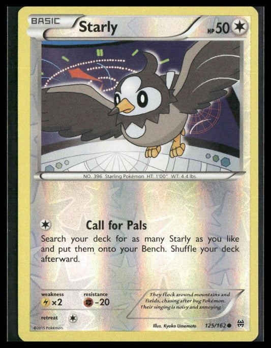 Starly #125/162 Reverse Holo XY - BREAKthrough LP