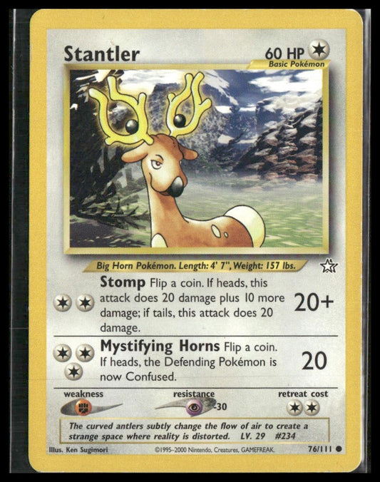 Stantler #076/111 Neo Genesis LP