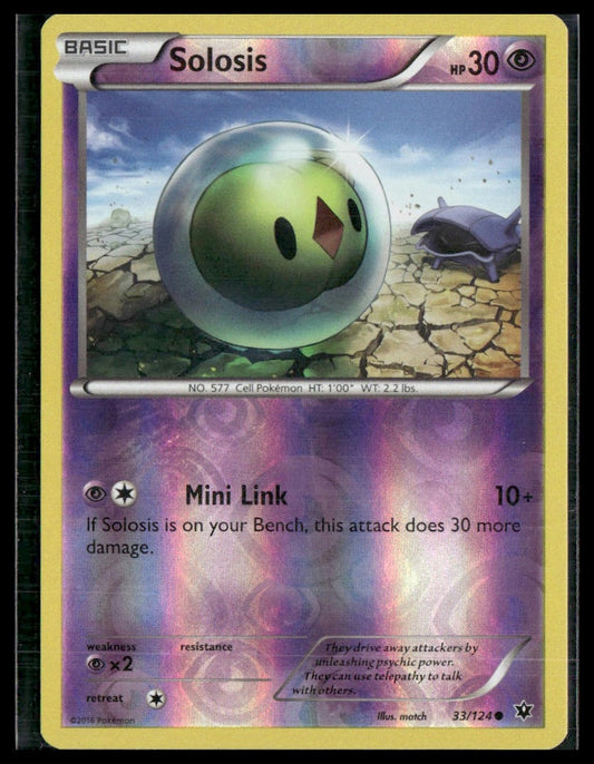 Solosis #33/124 XY - Fates Collide LP