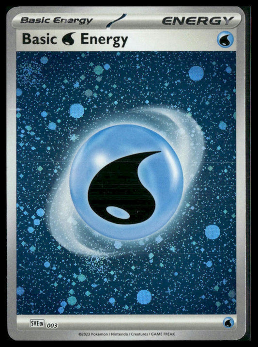 Basic Water Energy (Cosmos Holo) #003 Scarlet & Violet Base Set VLP