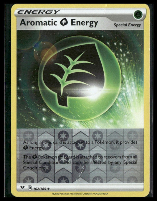 Aromatic Grass Energy #162/185 Reverse Holo Vivid Voltage MP