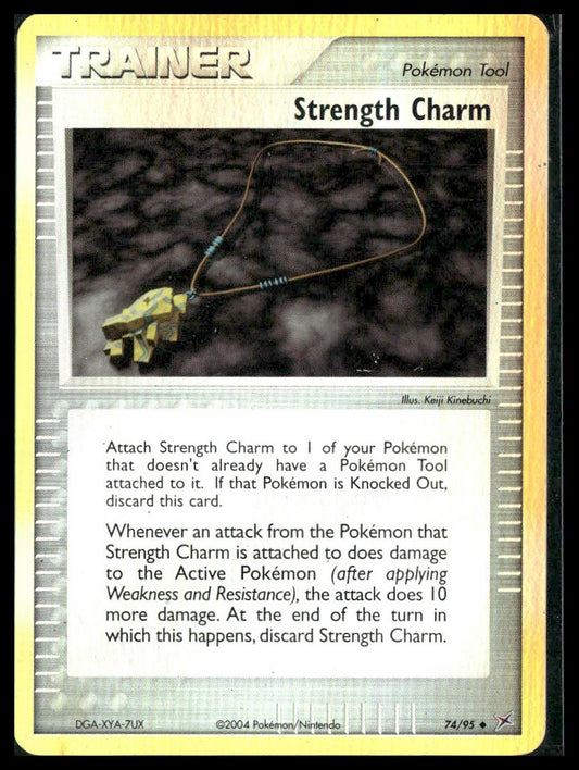Strength Charm #74/95 Reverse Holo Team Magma vs Team Aqua LP