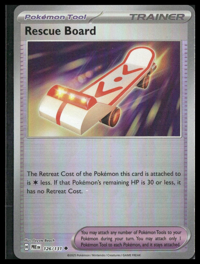 Rescue Board (Poke Ball) #126/131 Prismatic Evolutions NM