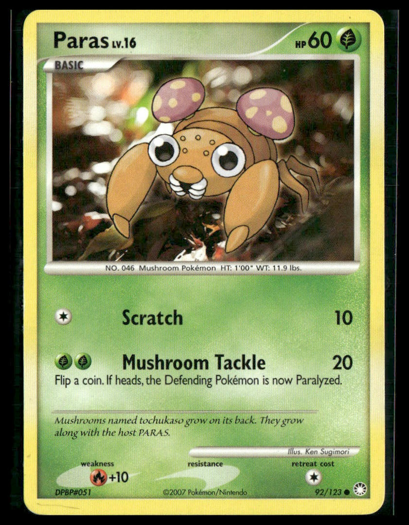 Paras #92/123 Mysterious Treasures VLP