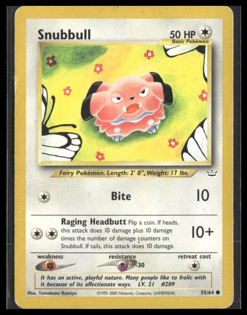 Snubbull #55/64 Neo Revelation MP/HP
