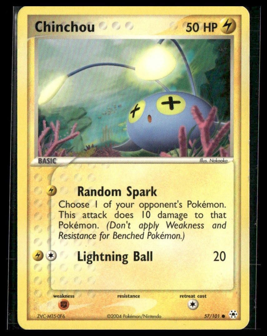 Chinchou #57/101 Hidden Legends LP