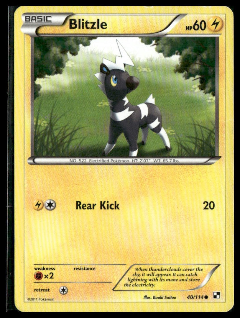 Blitzle #40/114 Black and White MP