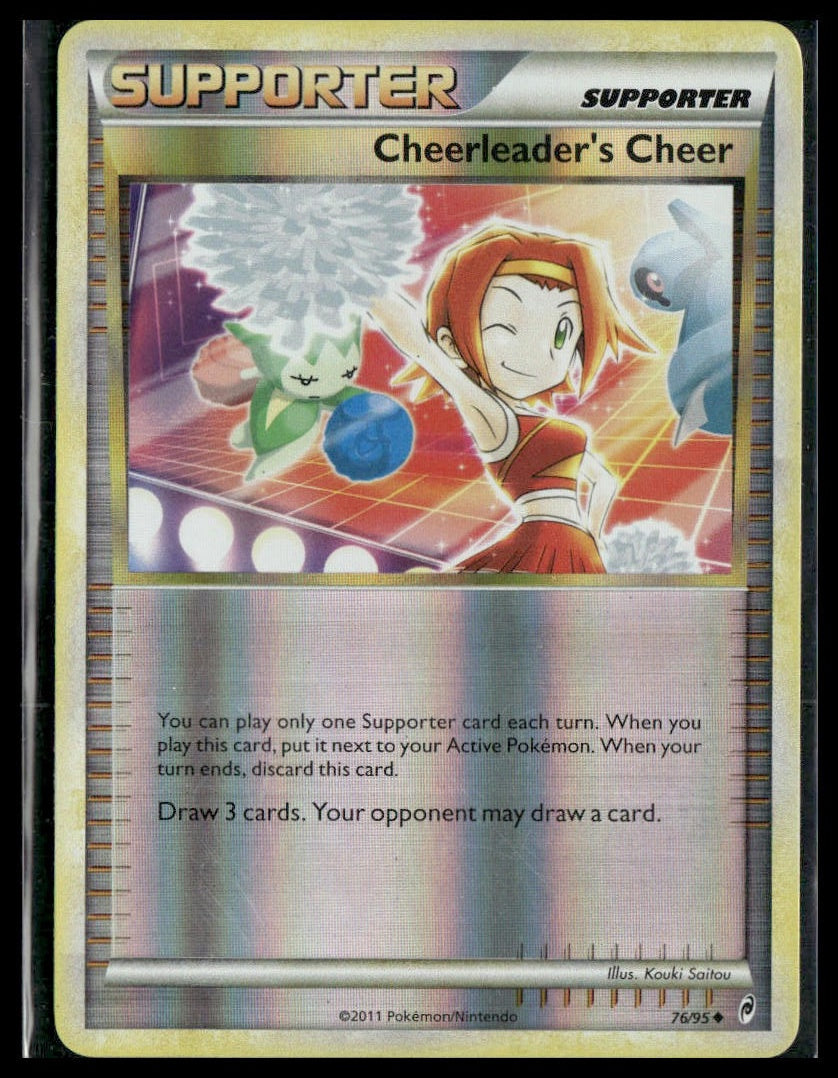 Cheerleader's Cheer #76/95 Reverse Holo Call of Legends LP/MP