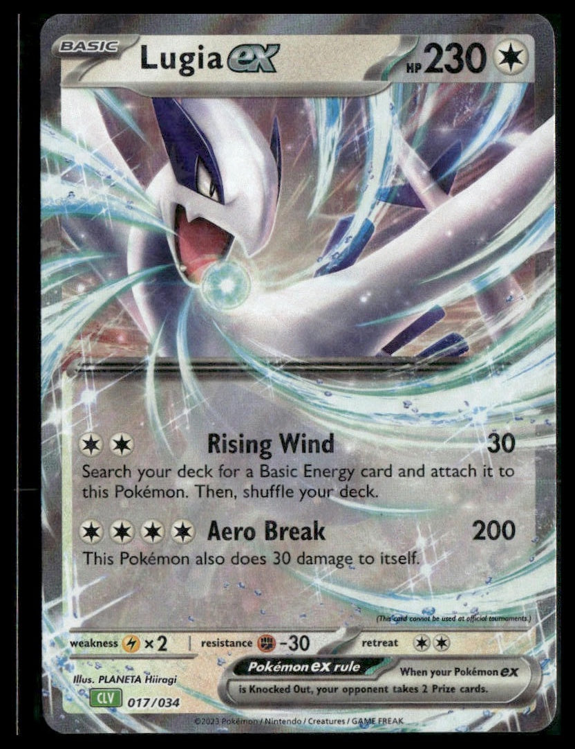 Lugia ex #017/034 Trading Card Game Classic NM