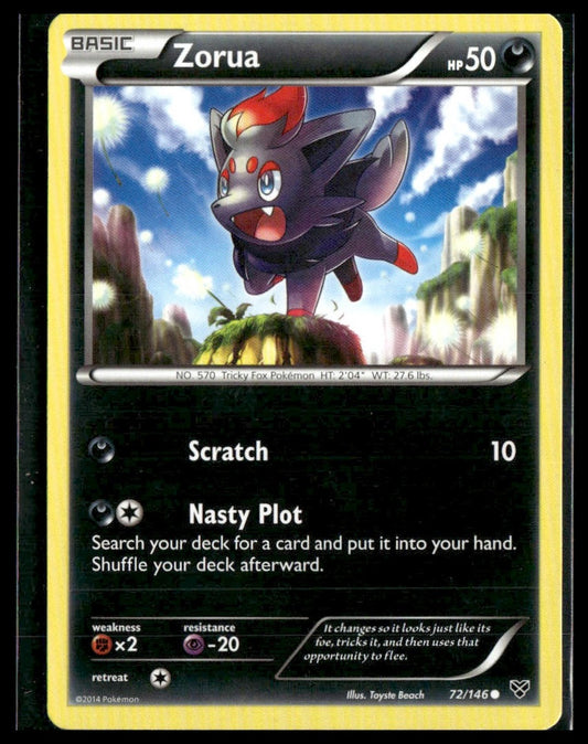 Zorua #72/146 XY Base Set VLP