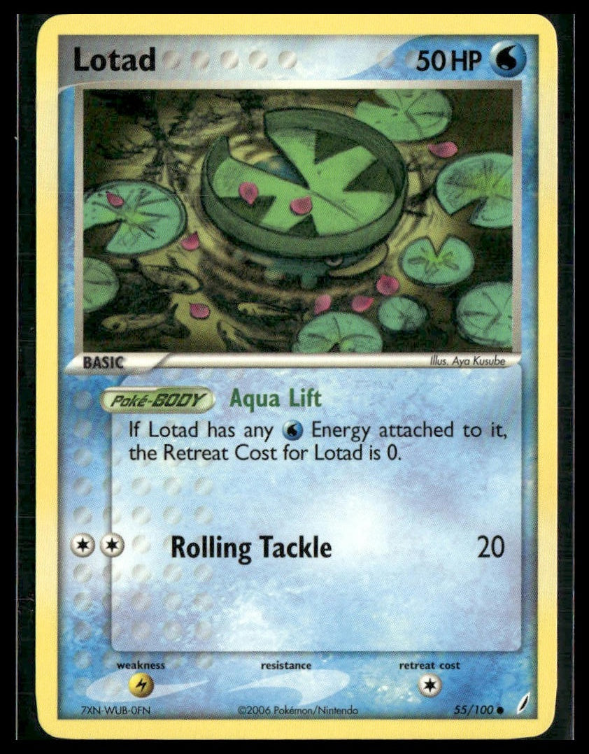 Lotad #55/100 Crystal Guardians NM