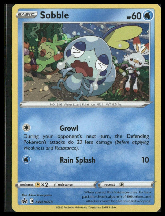 Sobble #SWSH073 Sword & Shield Promo Cards NM
