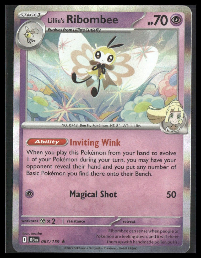 Lillie's Ribombee #067/159 Journey Together NM