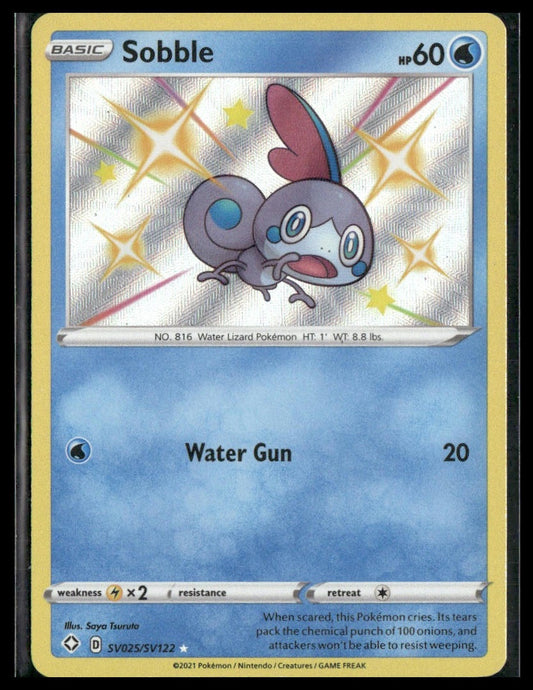 Sobble #SV025/SV122 Shining Fates: Shiny Vault NM