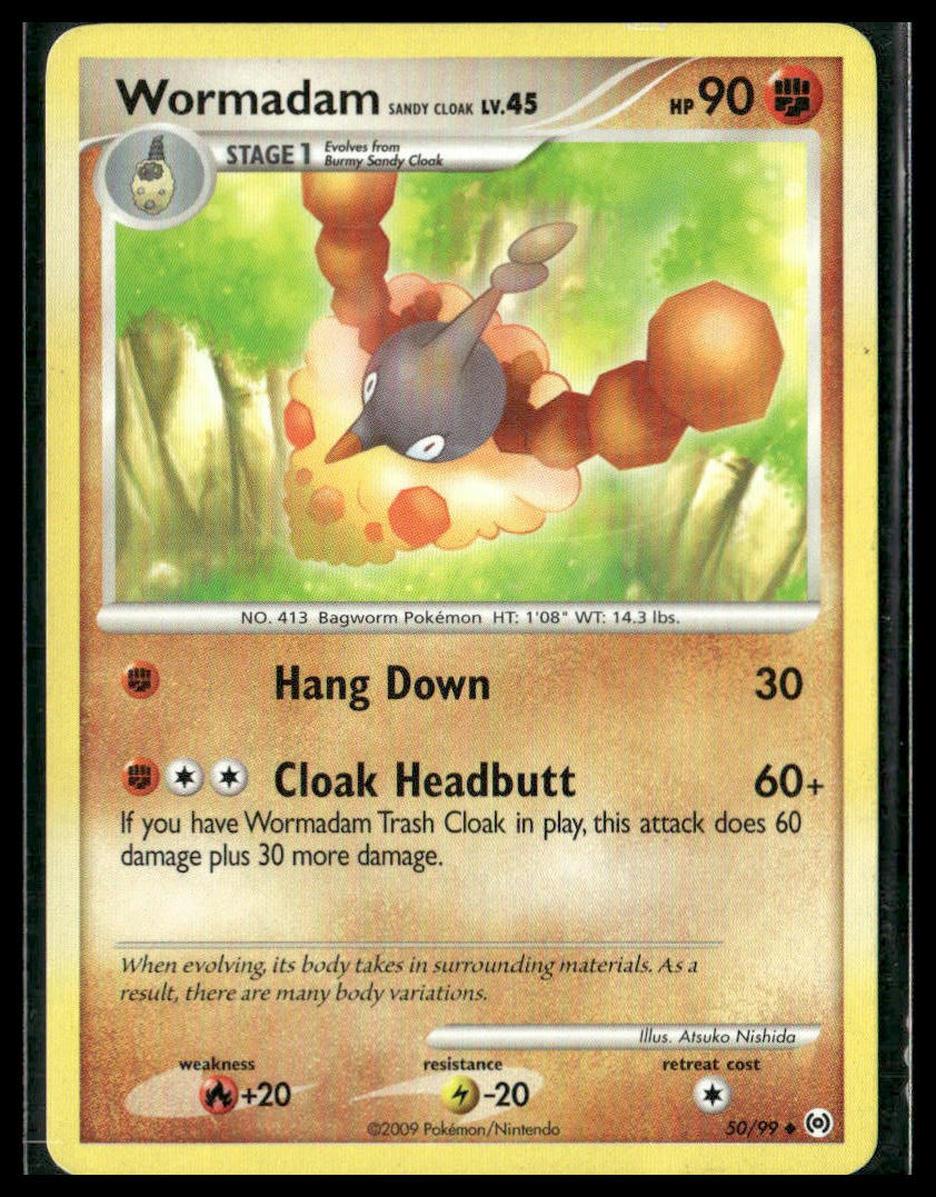 Wormadam Sandy Cloak #50/99 Arceus MP