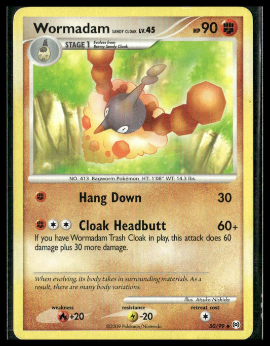 Wormadam Sandy Cloak #50/99 Arceus MP