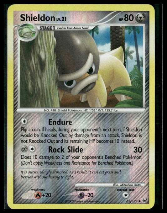 Shieldon #62/127 Reverse Holo Platinum LP