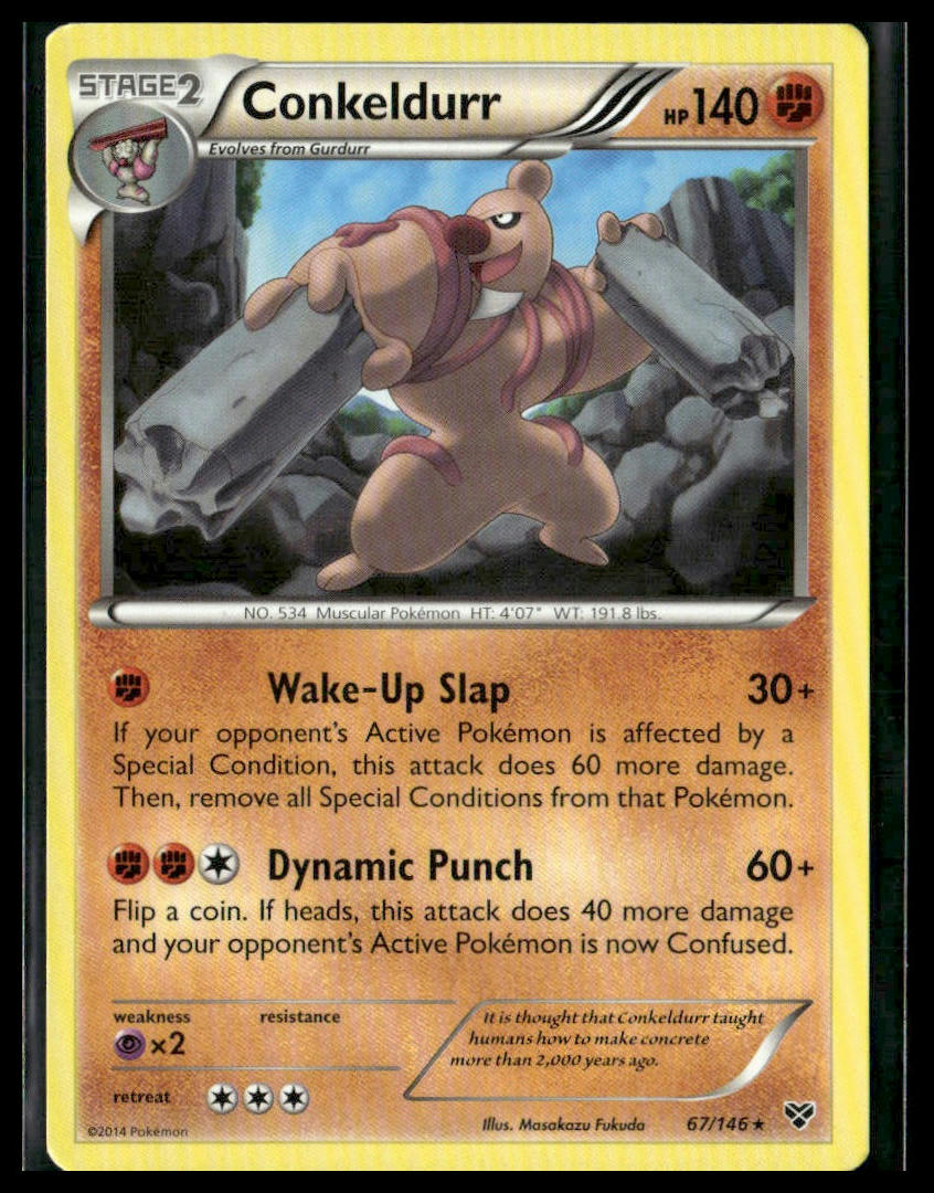 Conkeldurr #67/146 XY Base Set VLP