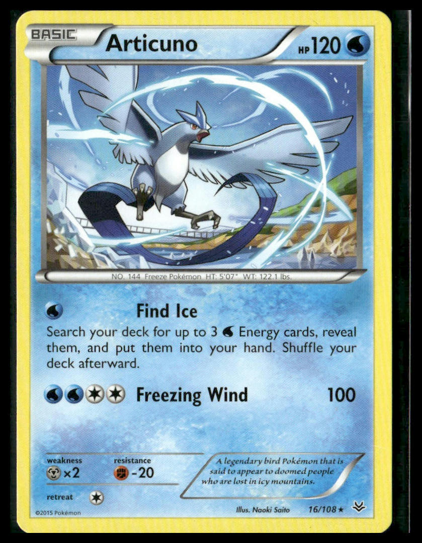 Articuno #16/108 XY - Roaring Skies LP