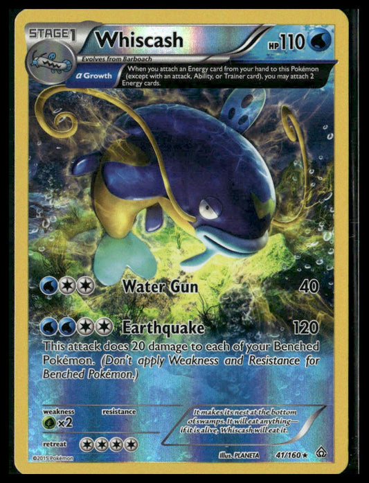 Whiscash (Alpha) #41/160 Reverse Holo XY - Primal Clash LP