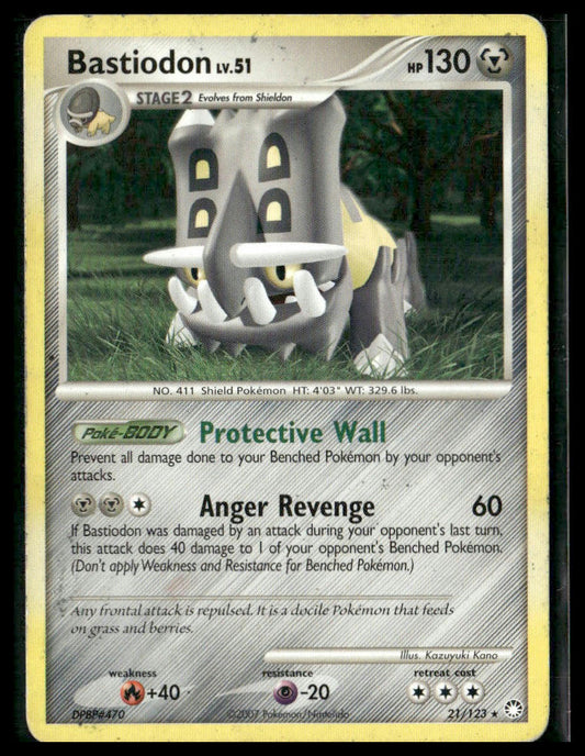 Bastiodon #21/123 Mysterious Treasures HP