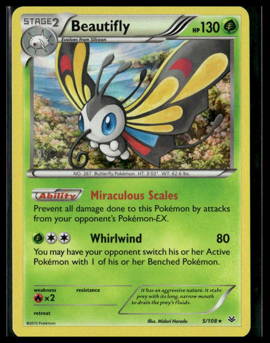 Beautifly #5/108 XY - Roaring Skies LP