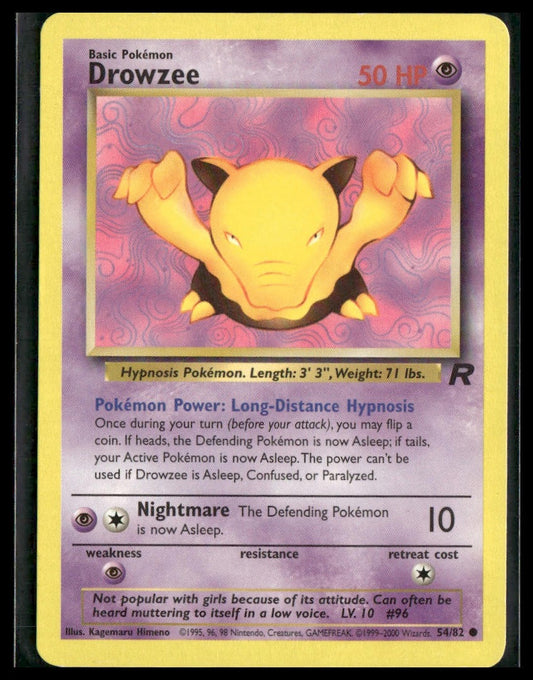 Drowzee #54/82 Team Rocket LP