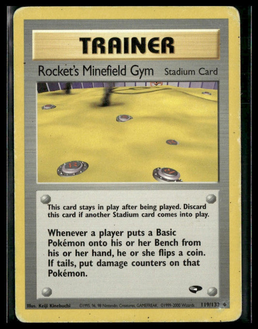 Rocket's Minefield Gym #119/132 Gym Challenge HP