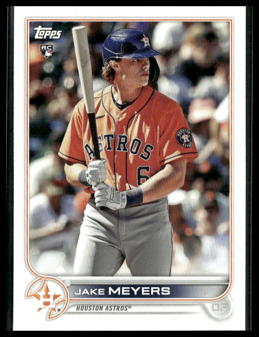 Jake Meyers #295 Rookie 2022 Topps Houston Astros