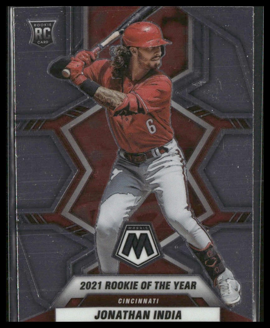 Jonathan India #285 Rookie 2022 Panini Mosaic Cincinnati Reds