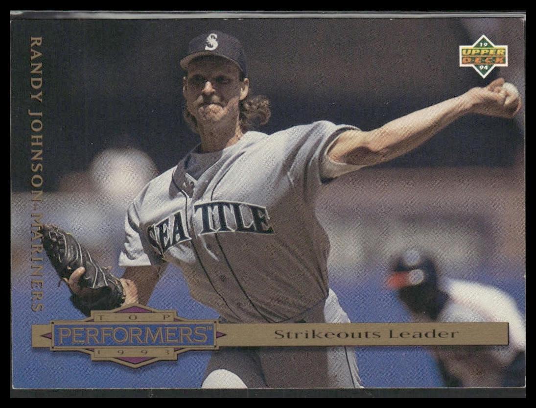 Randy Johnson #307 1994 Collector's Choice Seattle Mariners