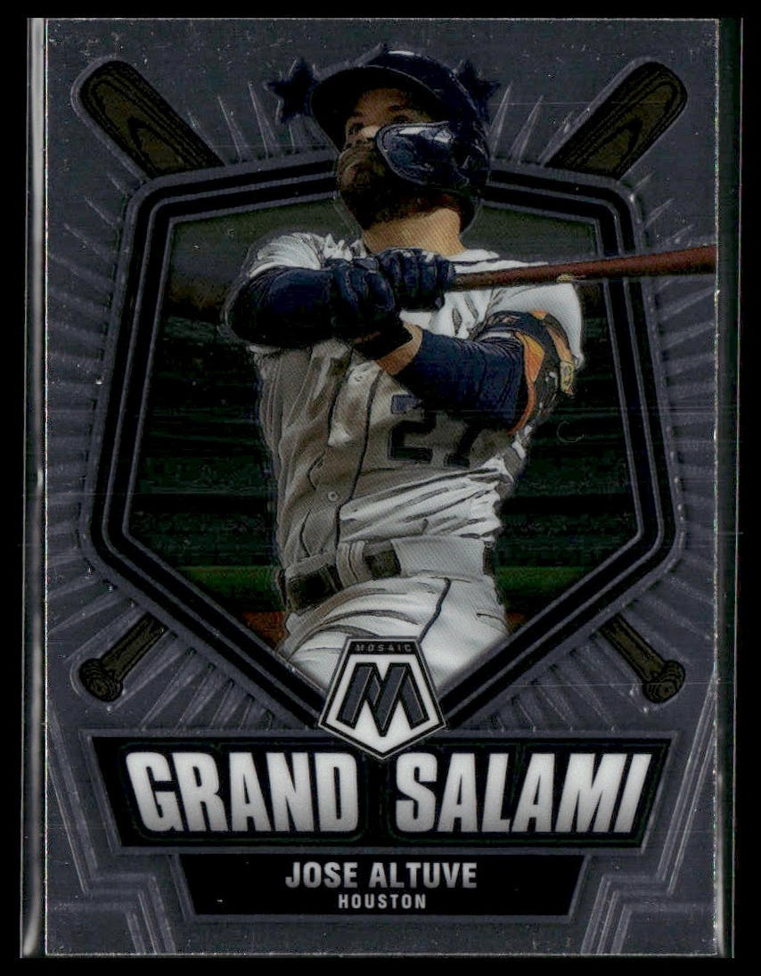 Jose Altuve #GS-4 2022 Panini Mosaic Grand Salami Houston Astros