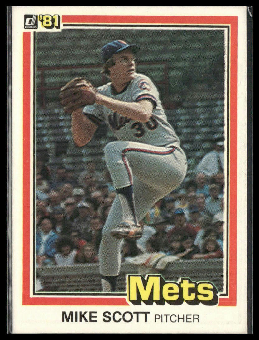 Mike Scott #37 1981 Donruss New York Mets